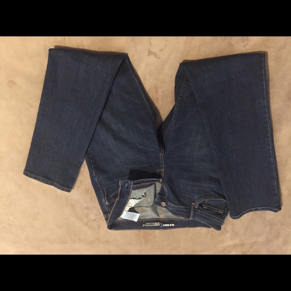Old Navy curvy fit mid rise jeans